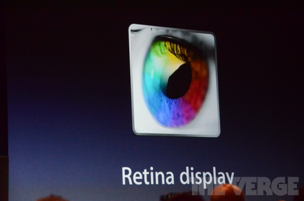 retina display on wwdc 2012