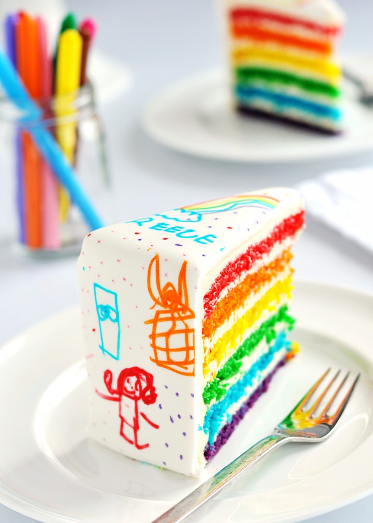 rainbow cake