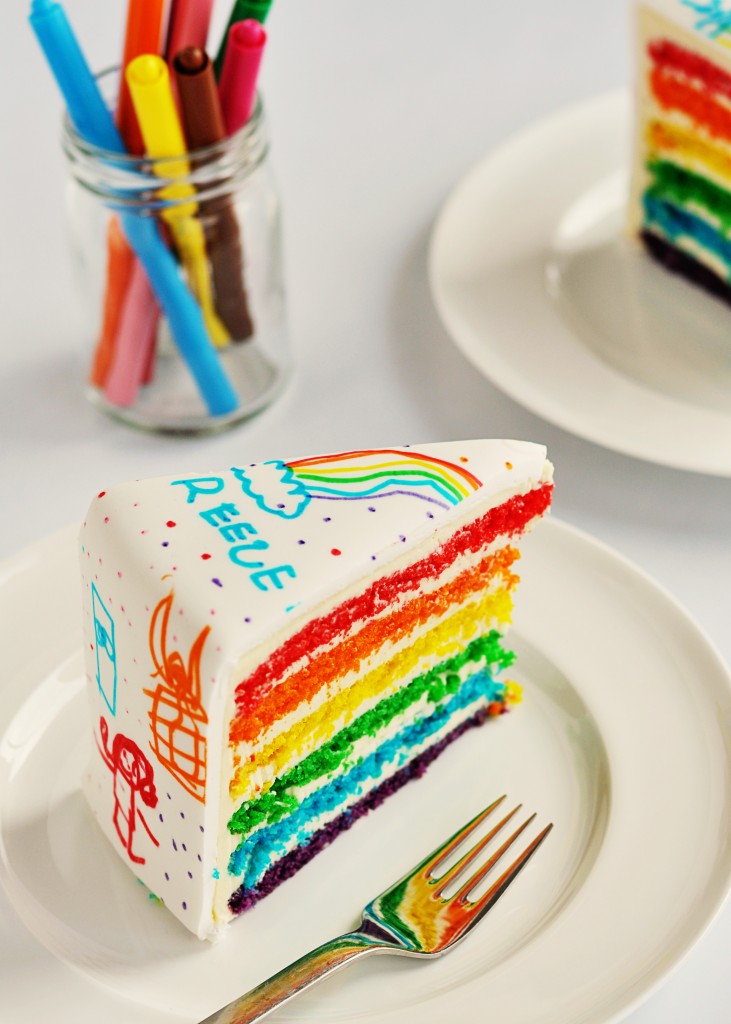 rainbow cake