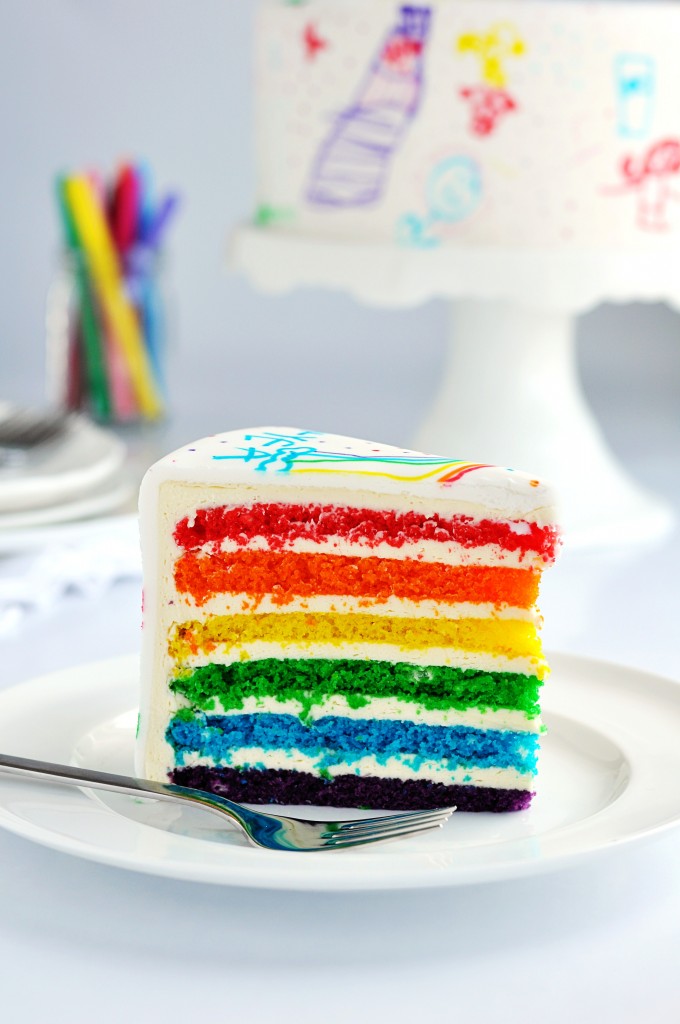 rainbow cake