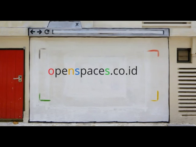 google chrome open spaces indonesia