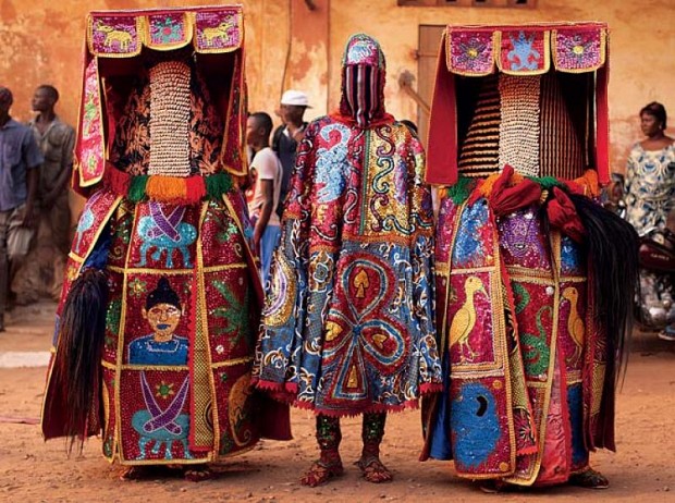 egungun dancer ouidah benin 2