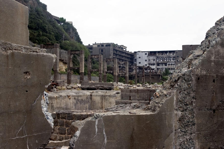 Hashima Island Outdoor Ruins