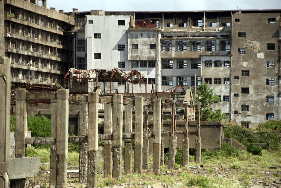 Hashima Island Wreck City