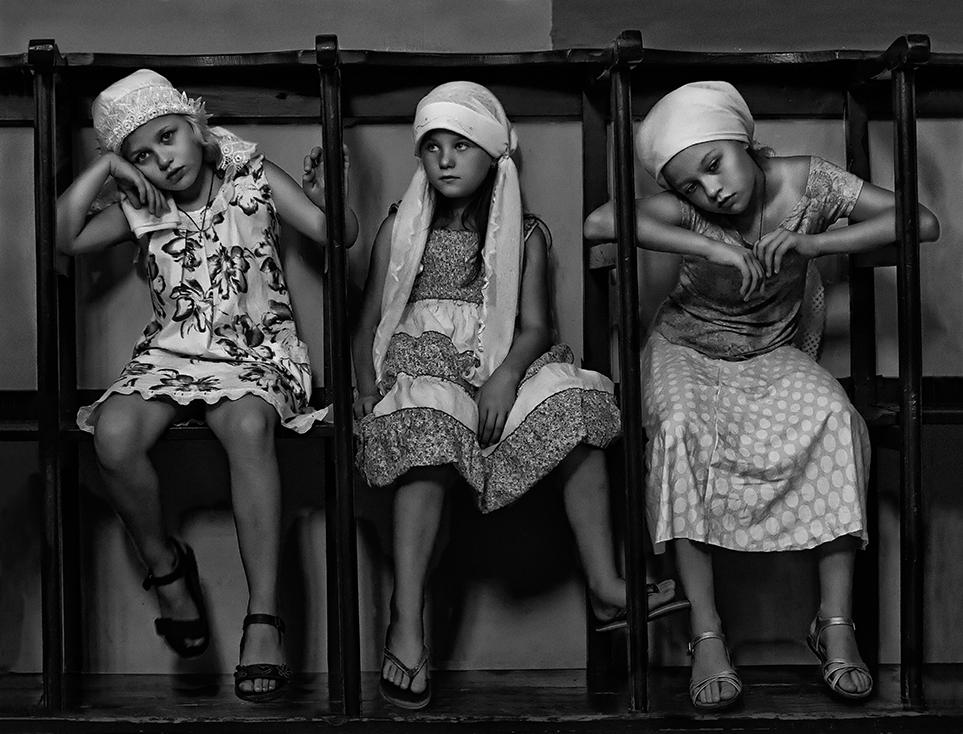 People In One of the Small Churches in Nazareth Ilan Fain