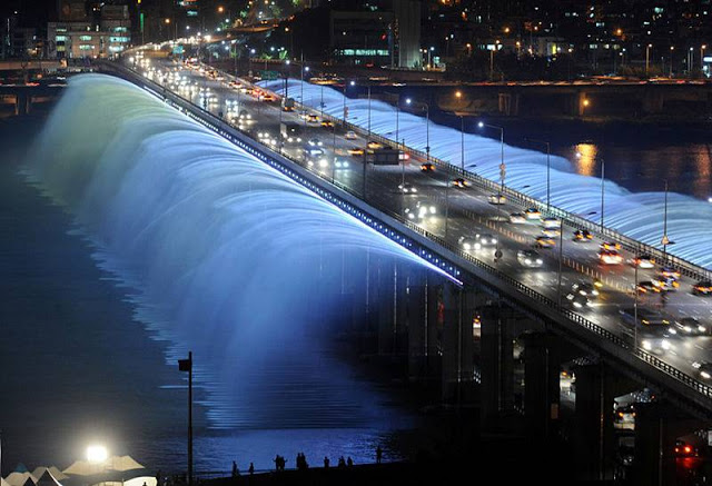 jembatan banpo rainbow moonlight rainbow fountain 6