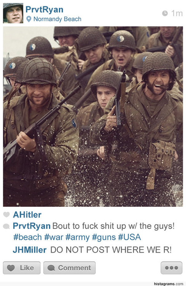 Histagram Saving Private Ryan