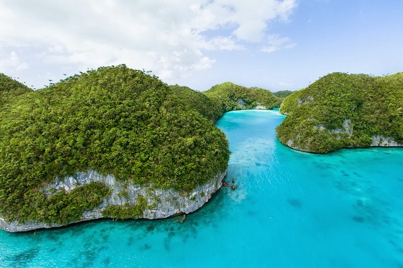 The Rock Islands of Palau Close