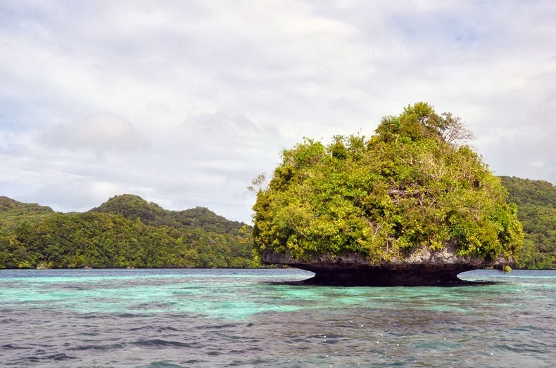 The Rock Islands of Palau Near