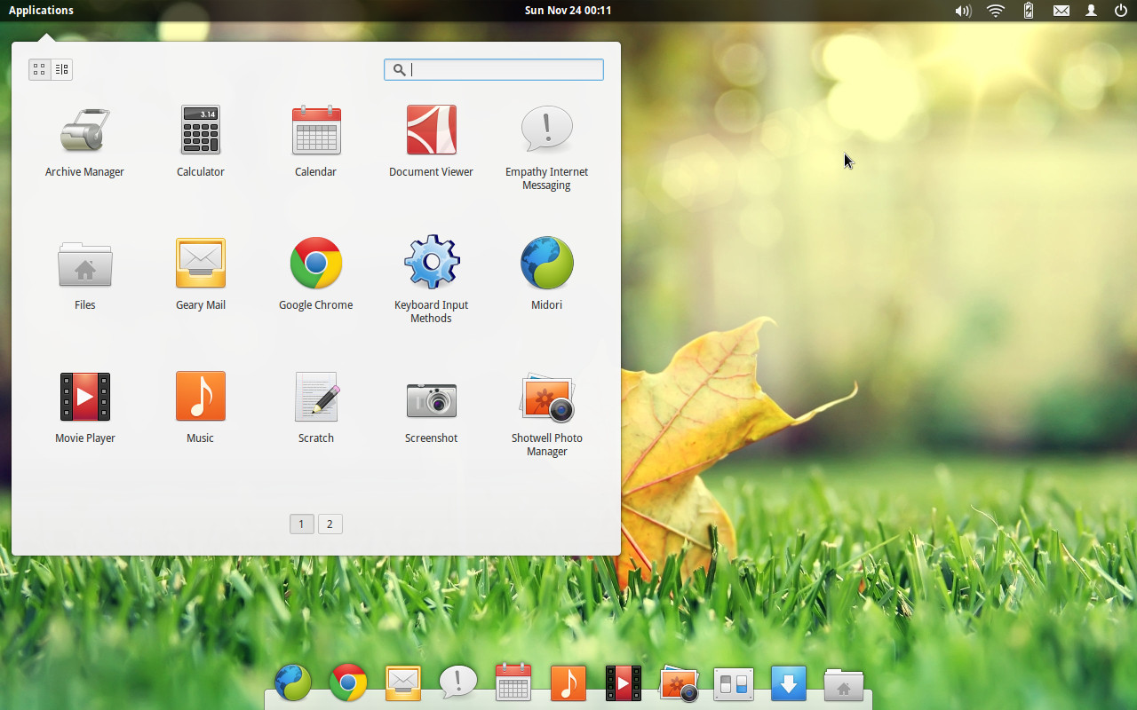 elementary os taskbar