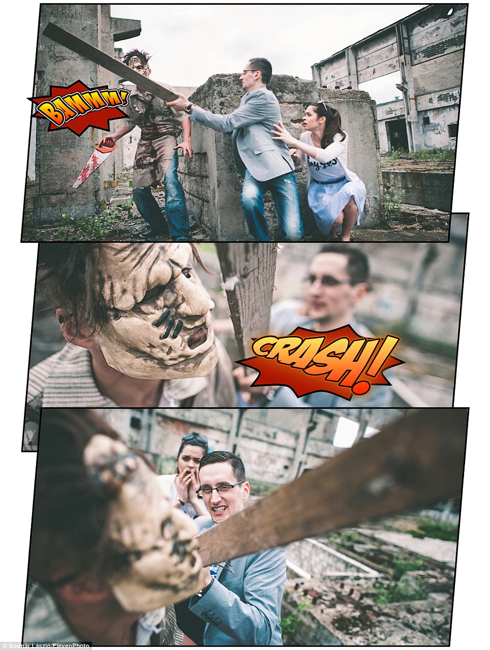 Ide Foto Prewedding Kreatif ala Komik 05